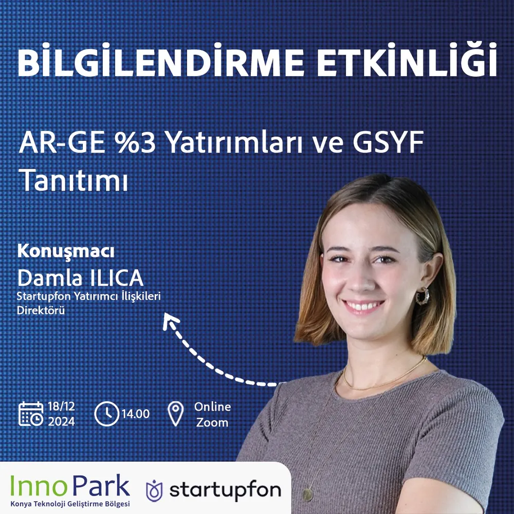 Startupfon Bilgilendirme Etkinliği afişi