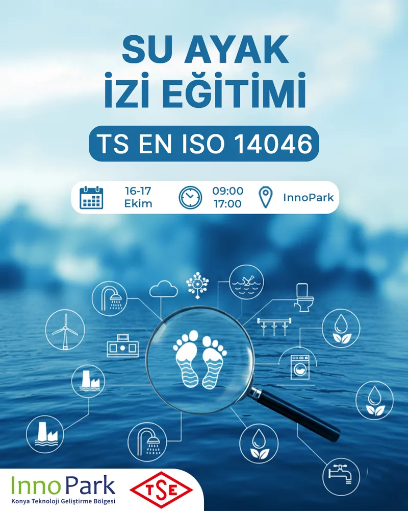 TSE Su Ayak İzi Eğitimi afişi