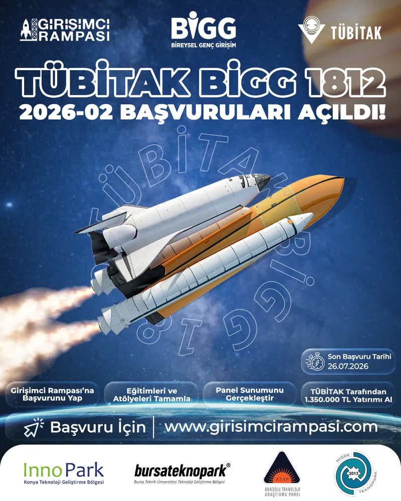 TÜBİTAK BİGG 1812 2026-02 Başvuruları Başladı! afişi